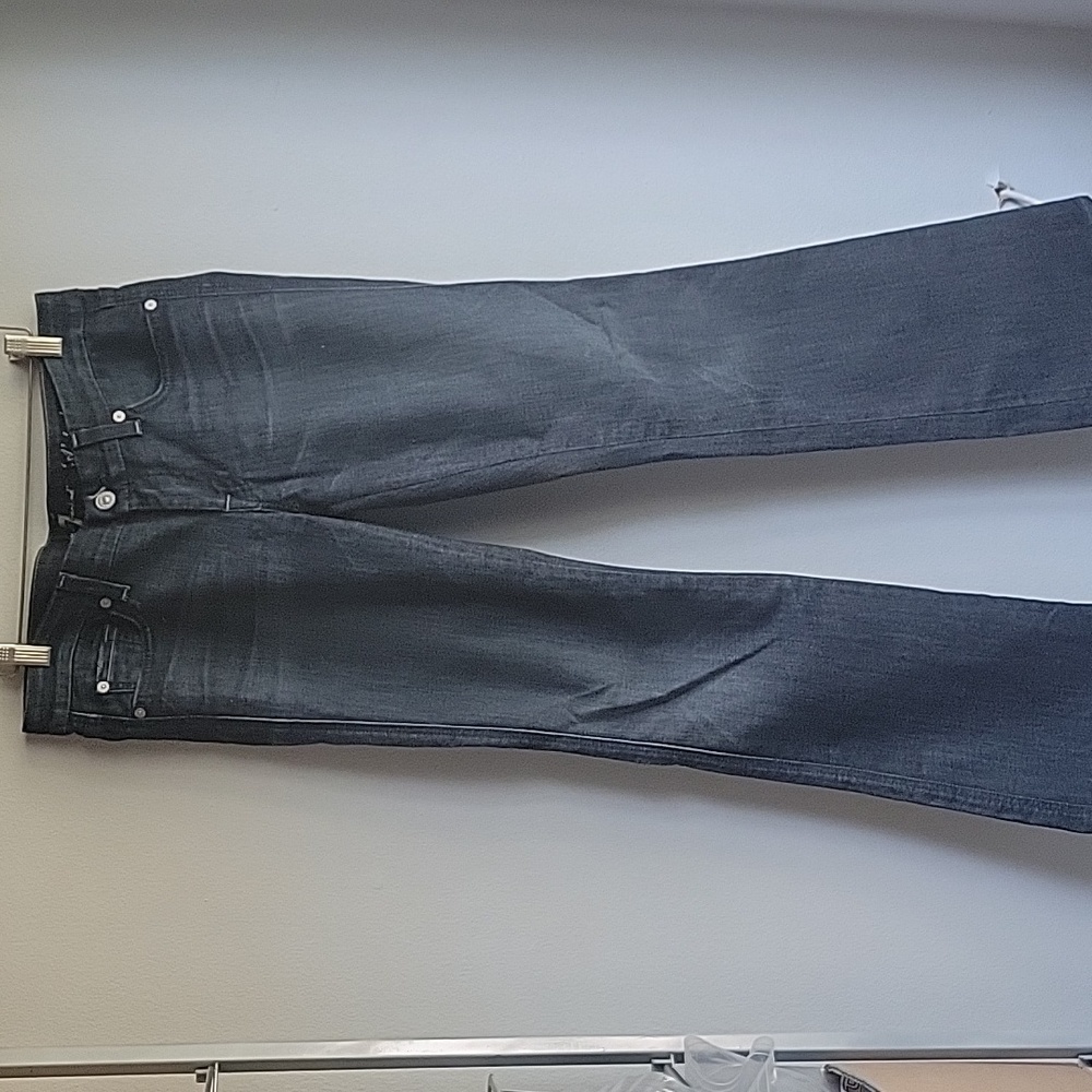 7 For All Mankind Women's 29 x 31 A Pocket Bootcut the lexi petite Flare Jeans